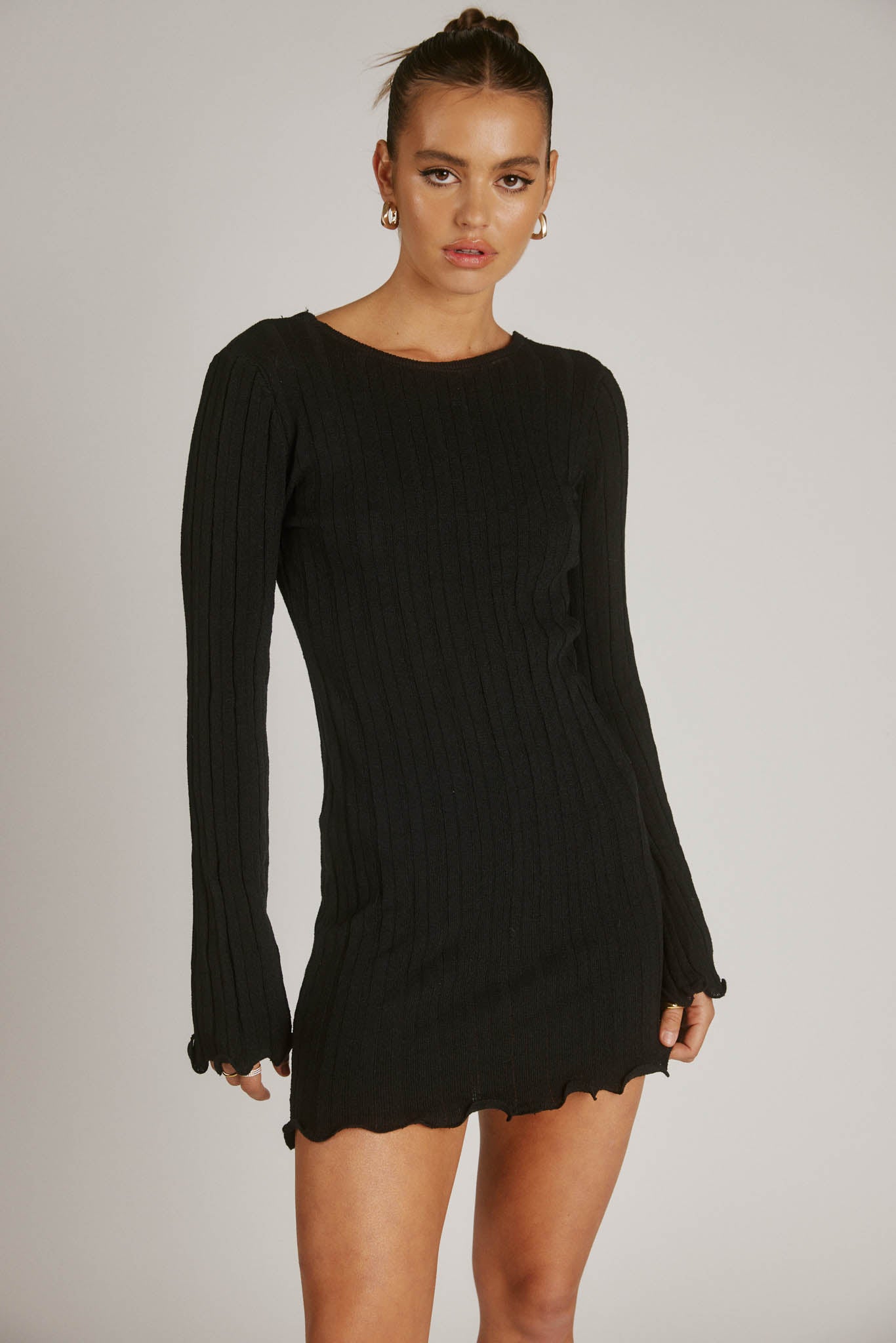 baha mini dress sndys Baha Mini Dress- Black – White Haven